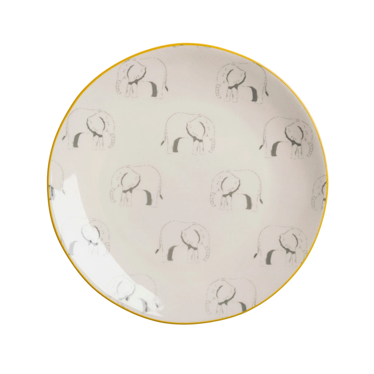 Elephant Stoneware Small Side Plate 1 Elephant Stoneware Small Side Plate