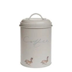 Hare Coffee Storage Tin