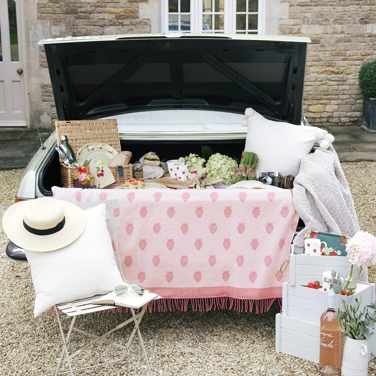 Strawberries Melamine Side Plate 7 Strawberries Melamine Side Plate - Image 7