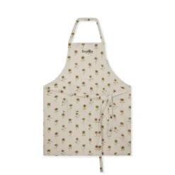 Sunflower Linen Adult Apron -Sophie Allport sunflowers adult apron cutout personalised lin108250 ss23 square