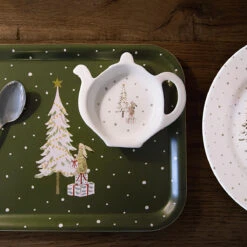 Festive Forest Serving Tray - Small -Sophie Allport tt8401 pt8426 festive forest tea tidy small printed tray lifestyle high res square 644d7e4f d9b9 4028 a503 6116db23d8ad