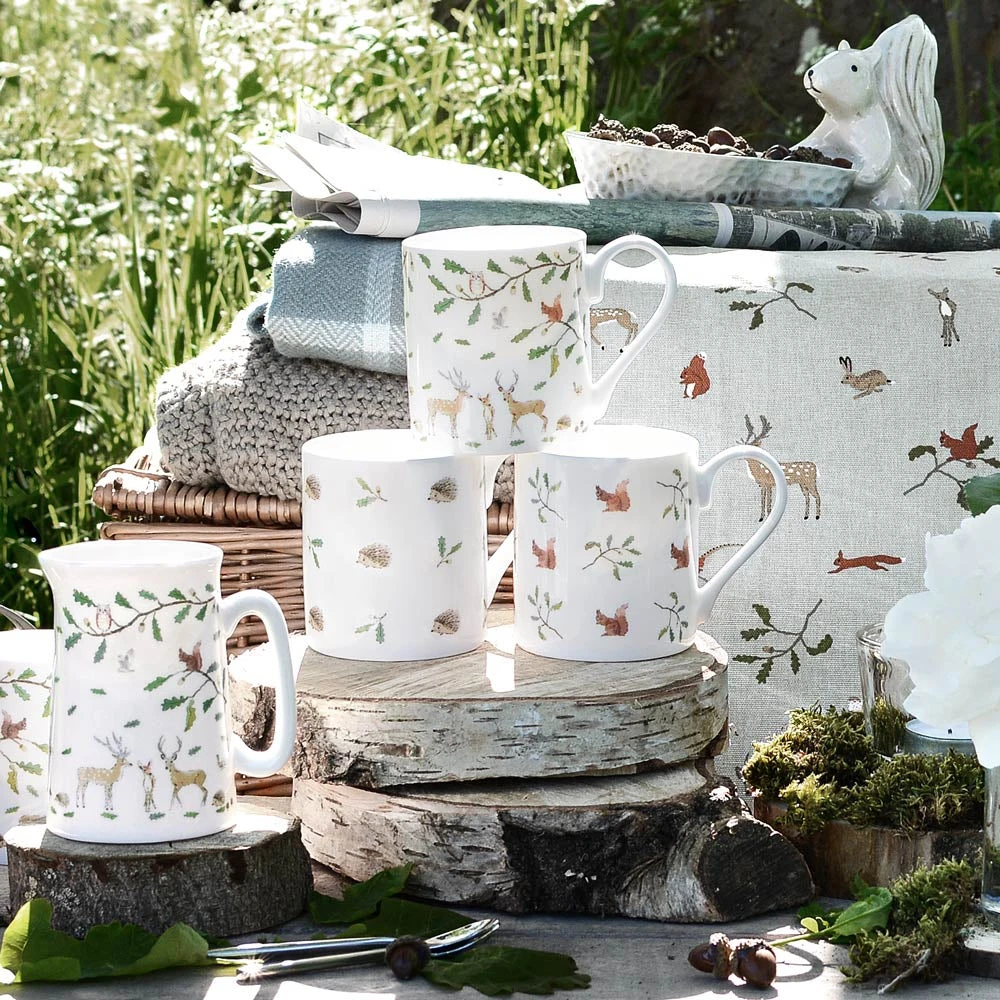 Woodland Scene Jug - Small 2 Woodland Scene Jug - Small - Image 2