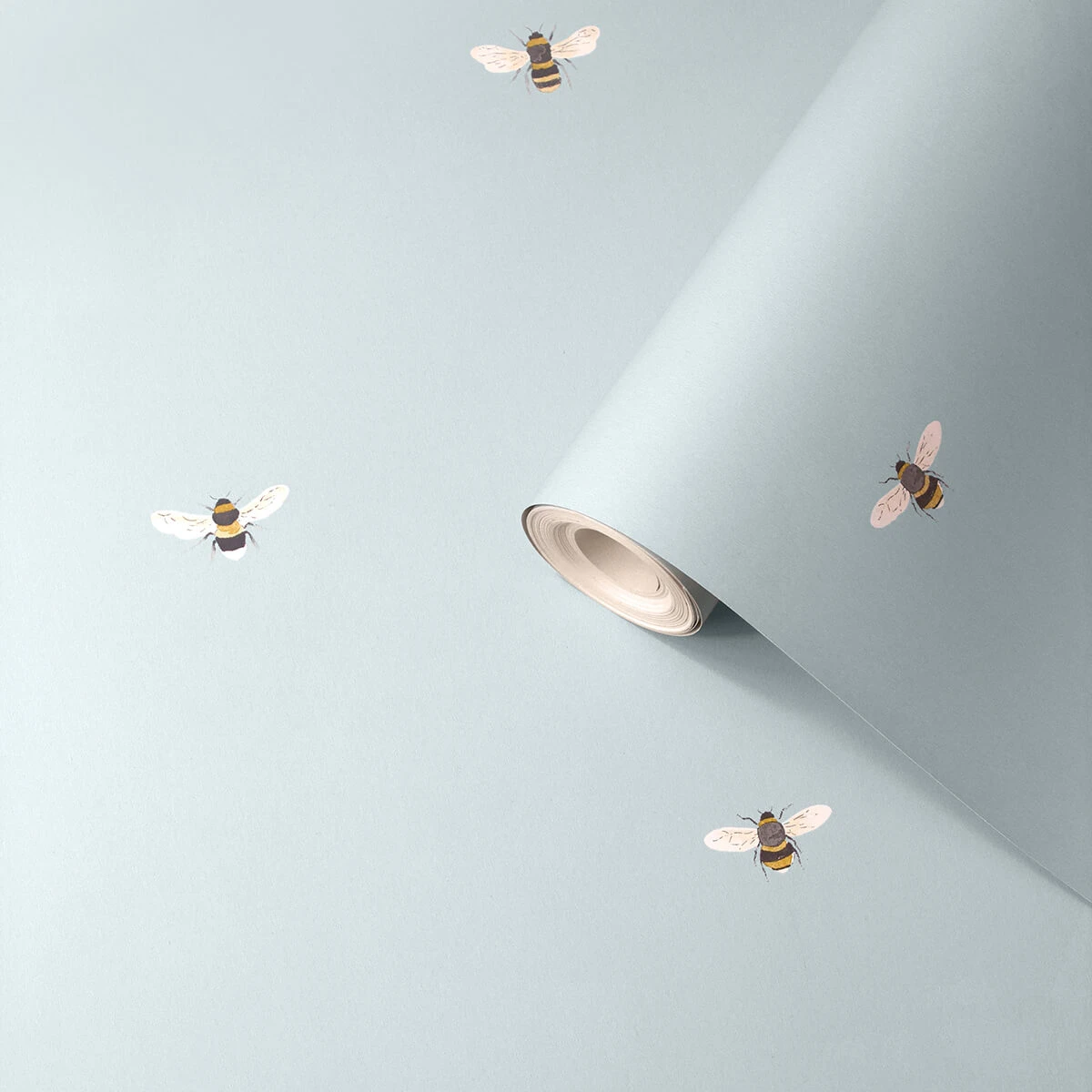 Bees Duck Egg Wallpaper 1 Bees Duck Egg Wallpaper