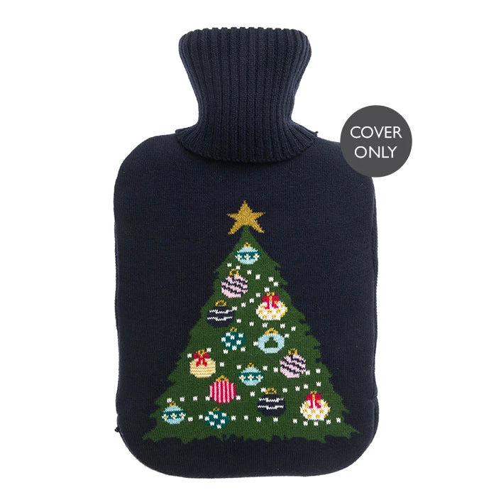 Christmas Trees Hot Water Bottle Cover 1 Christmas Trees Hot Water Bottle Cover
